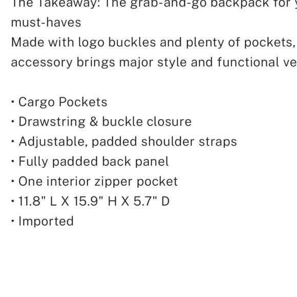 PINK Victoria’s Secret Nylon Cargo Green Backpack - Picture 5 of 8